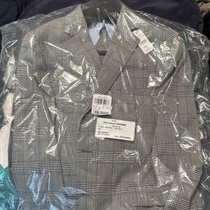 Brooks Brothers Gray Plaid Blazer